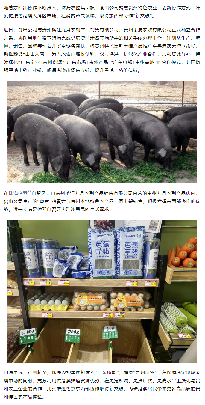 拓展消費幫扶舉措 助推黔貨“出山入灣”丨食出公司推進(jìn)粵黔東西部協(xié)作取得新突破.png